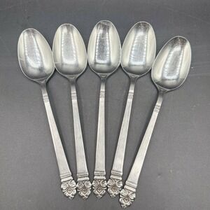 Set of 5 Vintage Stanley Roberts HIGHMONT Tablespoons Japan Stainless Flatware